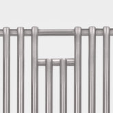 Close-up of Summerset Sizzler 32-inch Built-In Gas Grill showcasing its four stainless steel burners.